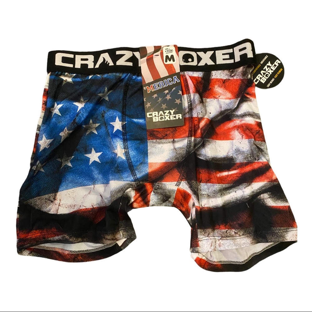 ‘MERICA CRAZY BOXERS Men’s Sz Medium